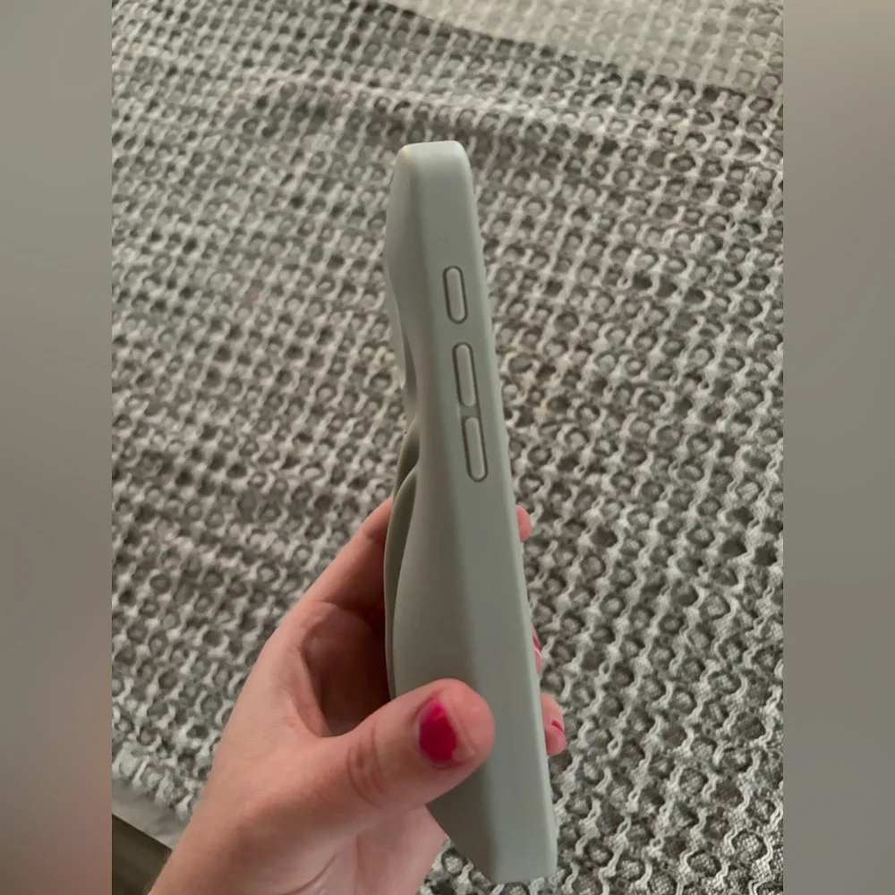 RHODE Silicone Phone Case with Grip Strap - Light Gray